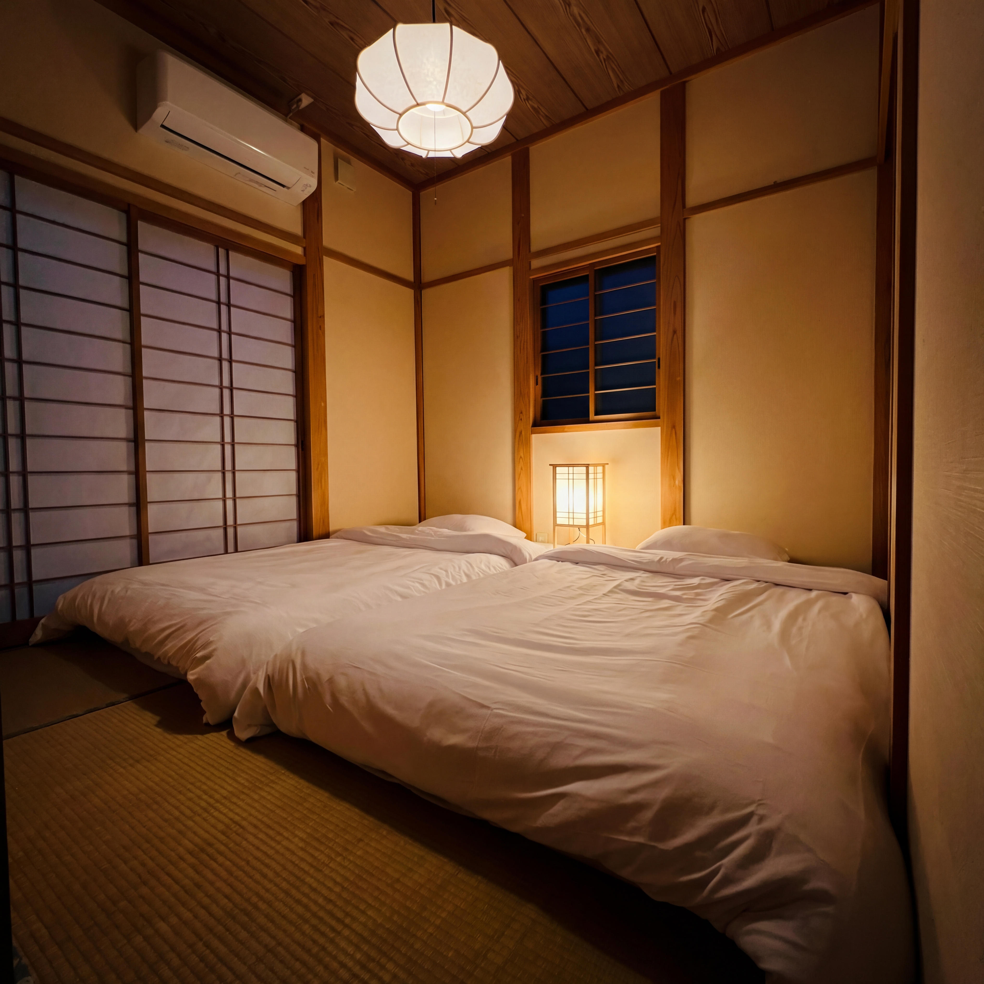 Tatami room at The Moon Terraces Obasute